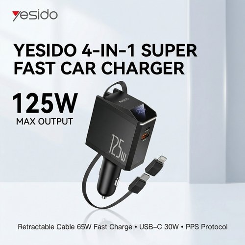 Yesido Y71 125W car charger