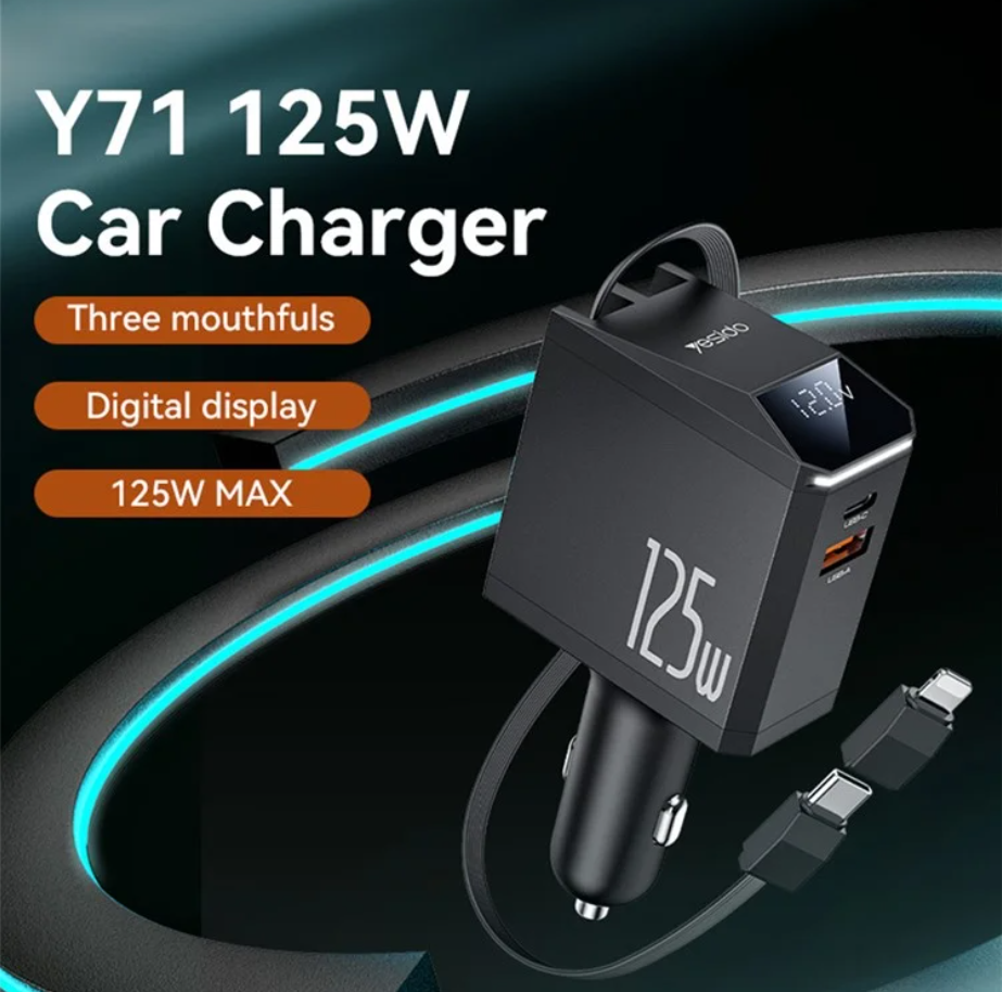 Yesido Y71 125W car charger