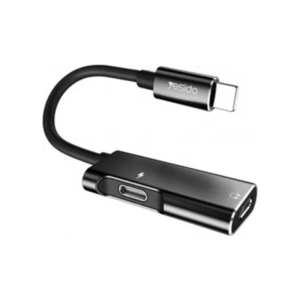 Yesido YAU12 Audio adapter for iphone Audio Adapter Colors: Black Connector