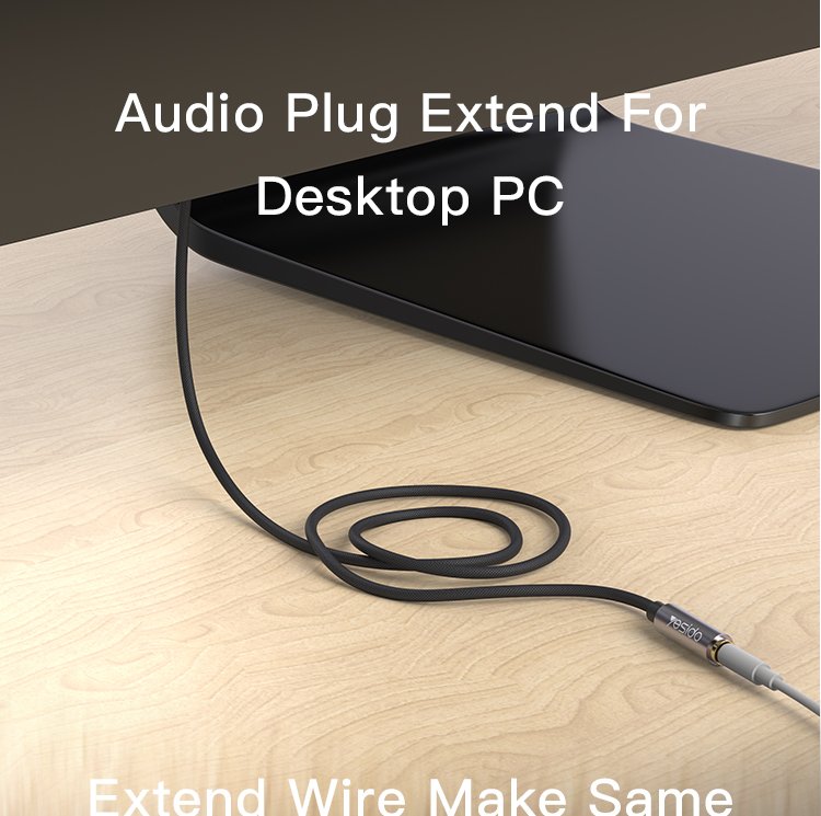 Yesido YAU26 YESIDO Audio Extended Cable 3.5mm AUX Audio Cable