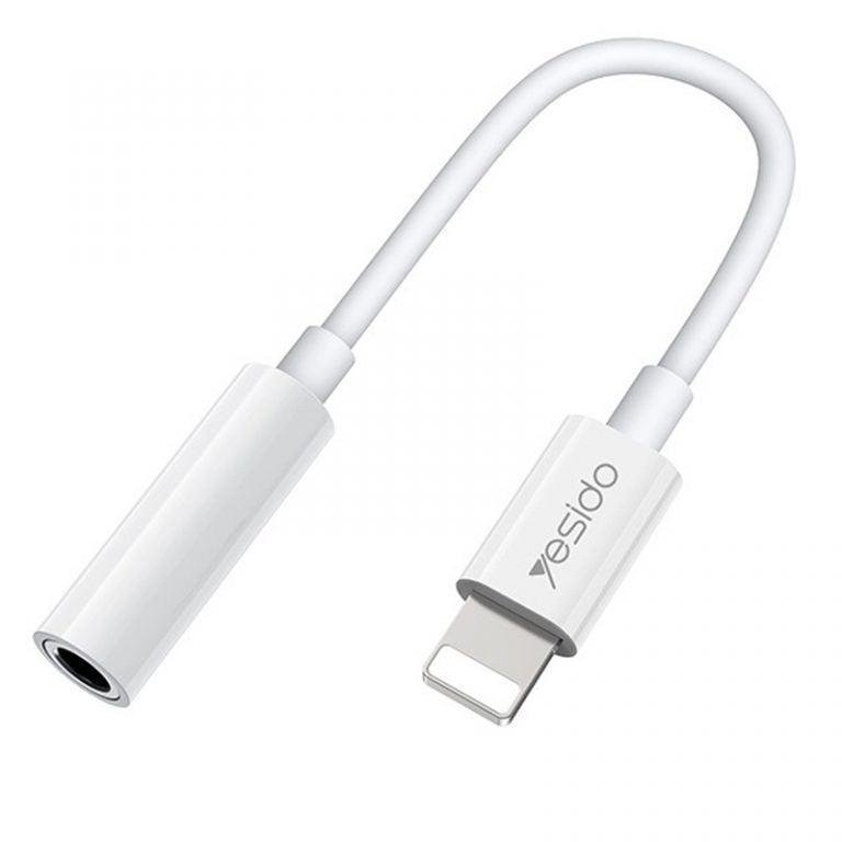 Yesido YAU31 iPhone Audio Adapter 8pin to 3.5mm for…