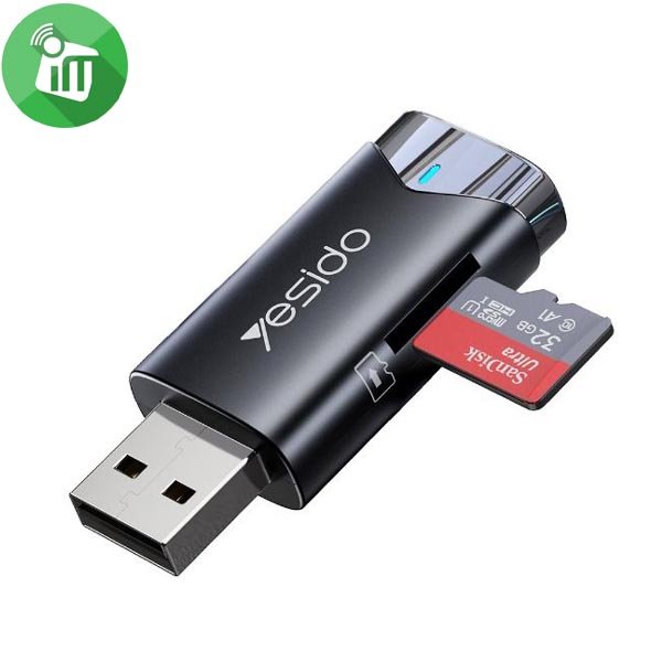 Yesido YAU40 BT5.0 Stable Transmission USB Port Support TF Card Playback USB BT Transmitter