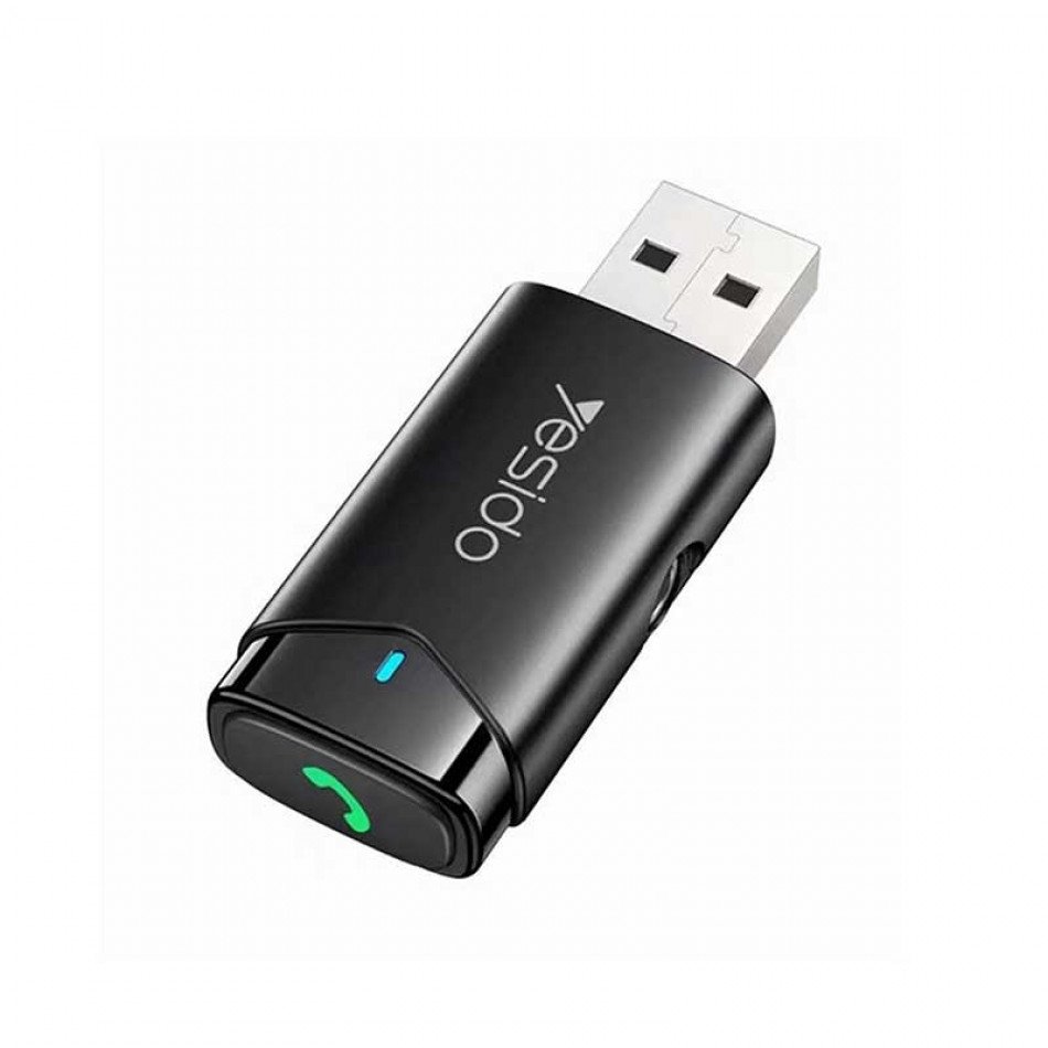 Yesido YAU40 BT5.0 Stable Transmission USB Port Support TF Card Playback USB BT Transmitter