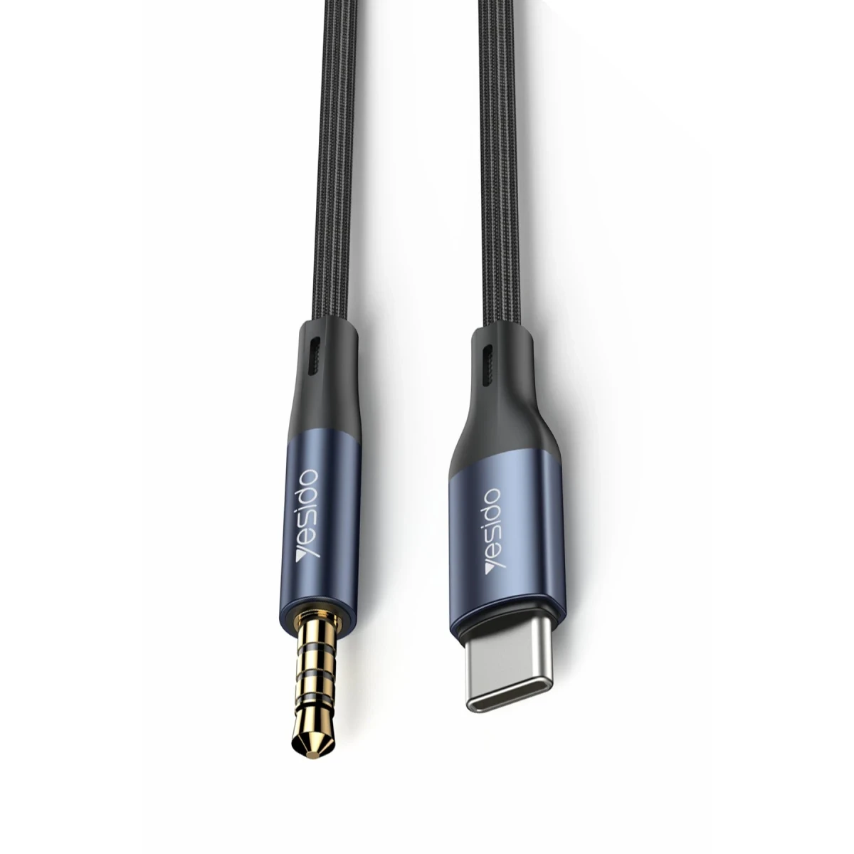 Yesido YAU42 Aluminum Alloy Built-in High-performance Type-C to 3.5MM AUX HD Call Audio Cable