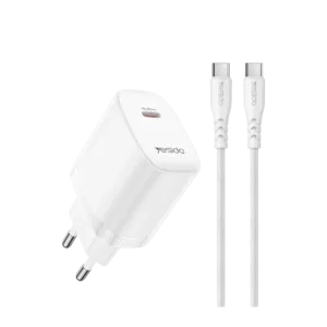 Yesido YC105 TC PD20W Home charger EU (C TO C cable)