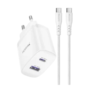 Yesido YC108 A+C 35W Home charger EU (C TO C cable)
