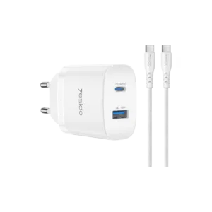 Yesido YC110 A+C 45W Home charger EU (C TO C cable)
