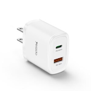Yesido YC42 GaN 3 Ports Charger 3 in 1 Replacible charging plug 65W Mini Fast Charger For EU US UK