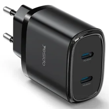 Yesido YC56 20W Fast Charging Home Charger(TC+TC) (with cable C-C)