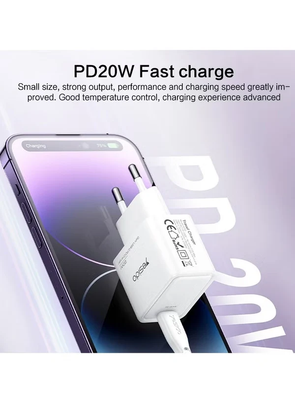 Yesido YC61 20W GaN Fast Charge(A+C)