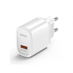 Yesido YC66 Overspeed Fast Charge Fireproof Material QC18W Single A EU Charger