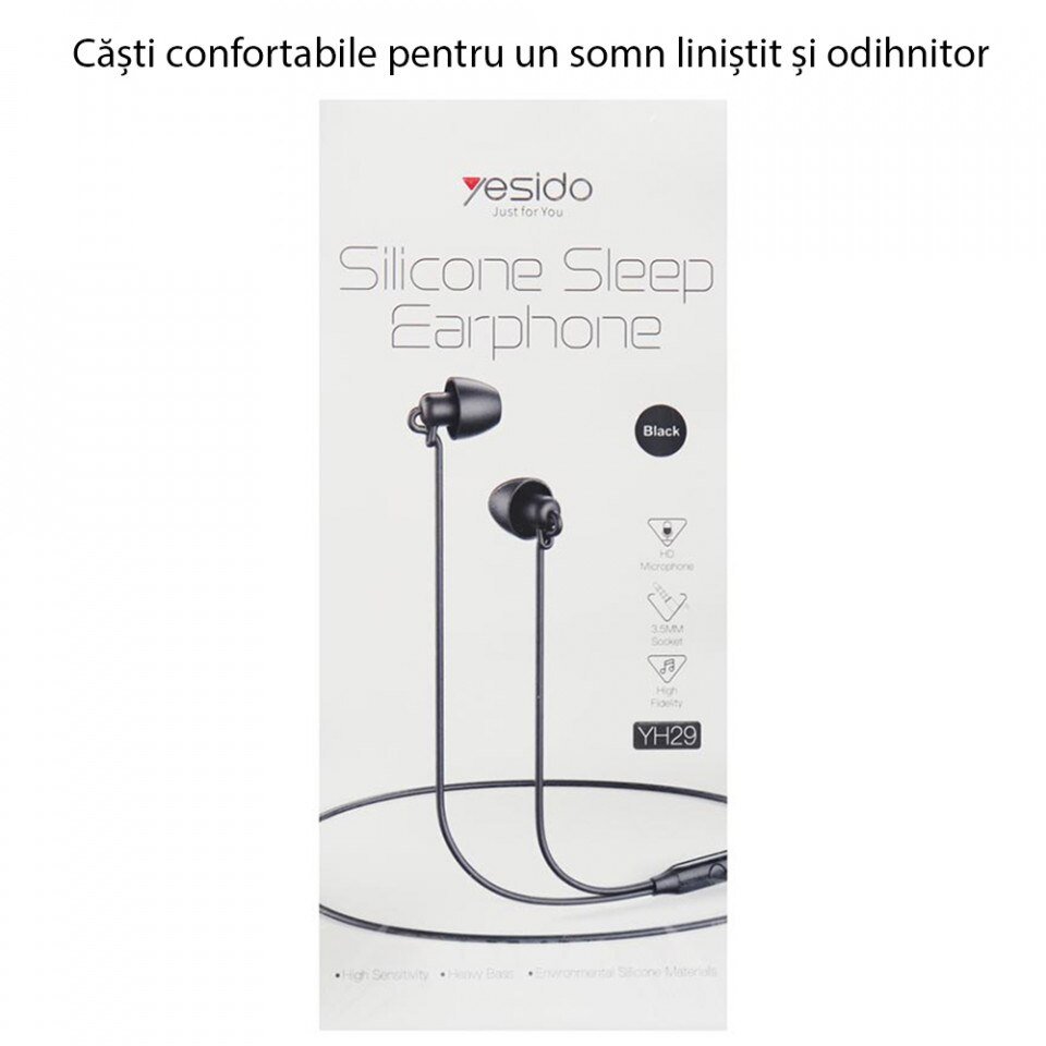 Yesido YH29 SI LICONE SLEEP Earphone