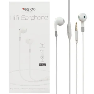 Yesido YH30 Metal Earphone 3.5mm In-Ear Wired Earbuds With Mic Stereo Bass Headphone Headset