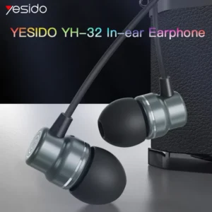 Yesido YH32 High Quality Mobile Accessories 3.5Mm Handsfree Headphone Hifi Stereo Earphone With Mic
