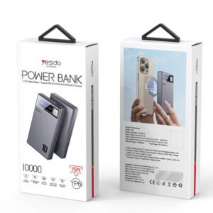 Yesido YP61 PD20W Fast Charging HD Digital Display Dual Port 10000mAh Magnetic Wireless Charging Power Bank