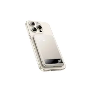 Yesido YP66 5000mAh 15W Wireless Fast Charging Digital Display Power Aluminum Alloy Magnetic Power Bank