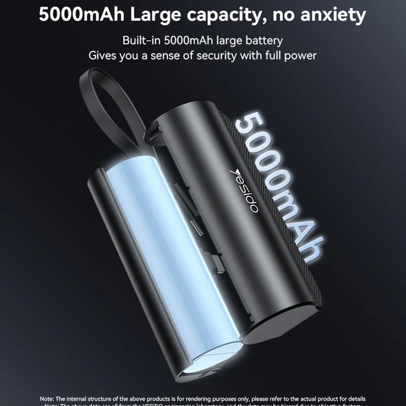 Yesido YP68 5000mAh Super mini power bank