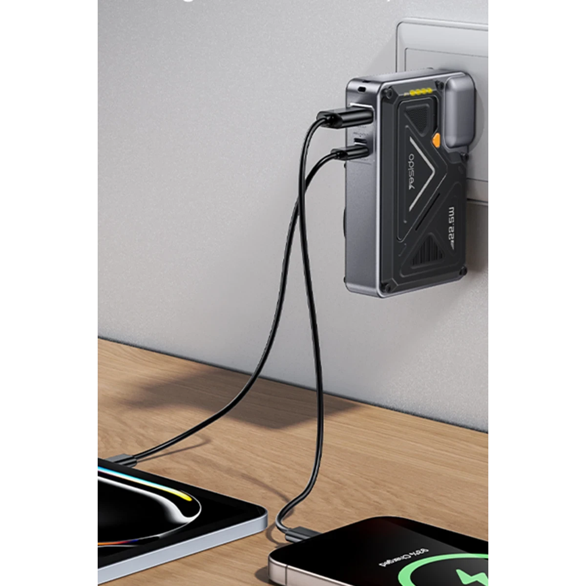 Yesido YP89 EU AC+DC Wireless Charging Power bank-EU