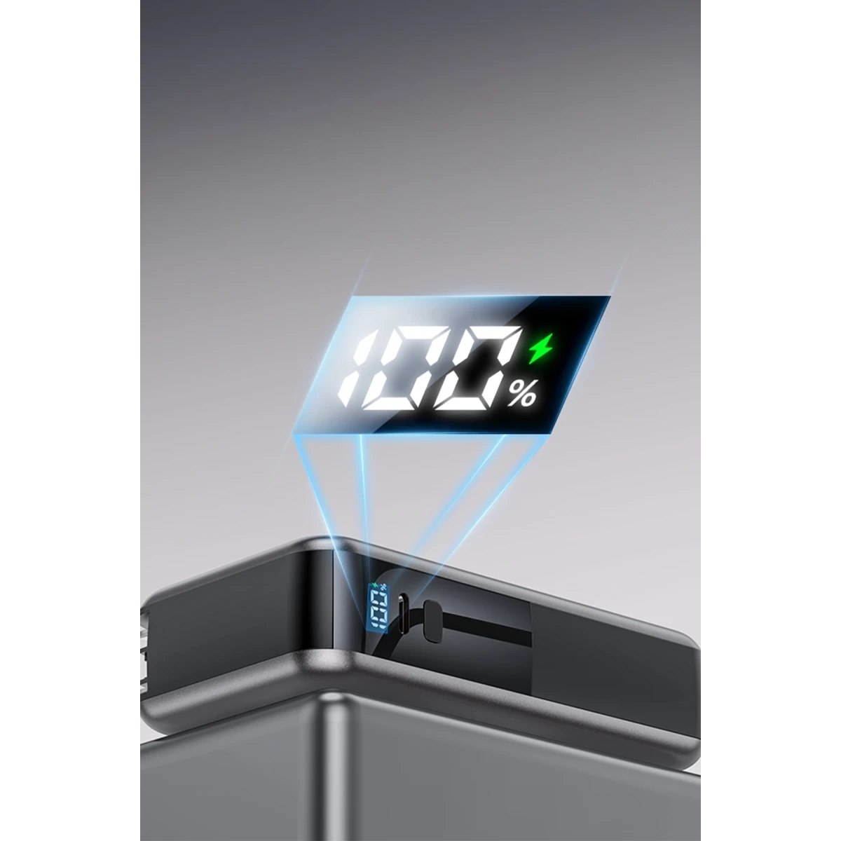 Yesido YP90E 10000mAh AC+DC retractable power bank - EU