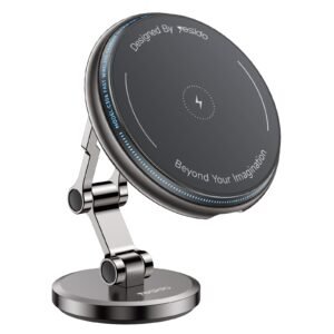 Yesido C306 360 Rotation Three Axis Stable Anti Shake Zinc Alloy 15W Wireless Charging Phone Holder
