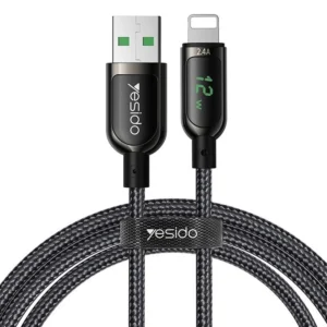 Yesido CA84 (2.4A) Digital Display Lightning Data cable 1.2M