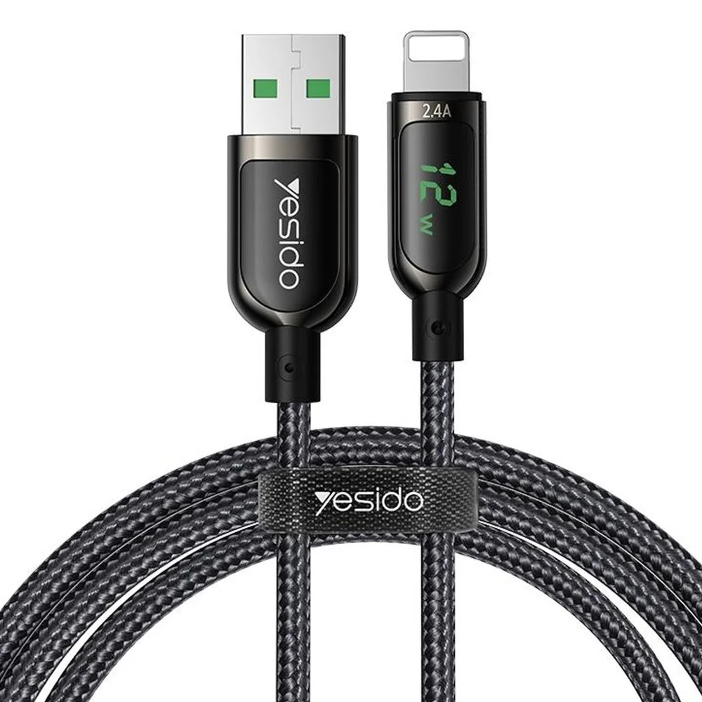Yesido CA84 (2.4A) Digital Display Lightning Data cable 1.2M