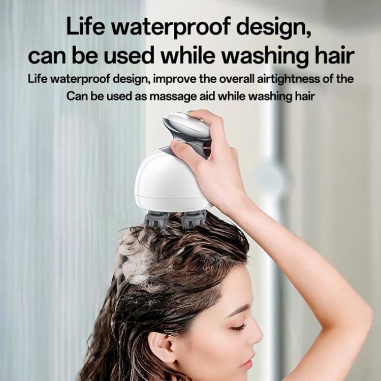 Yesido MG12 Waterproof Head Massager IPX7, White